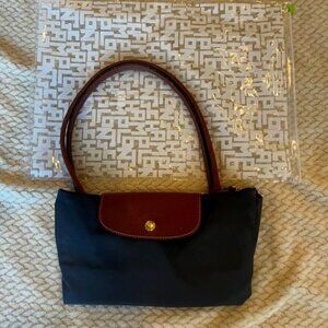 Longchamp Pliage Tote- Gunmetal